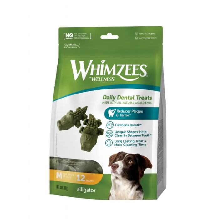 Whimzees Bag Alligator M 12 Unidades