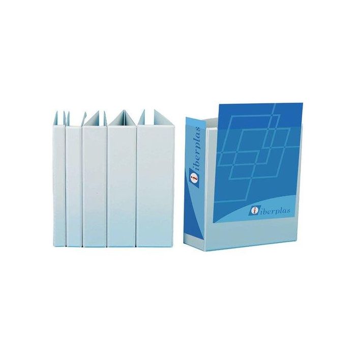 Carpeta Canguro Iberplas Pvc A4 4 An.Mixtas 65Mm Blanco