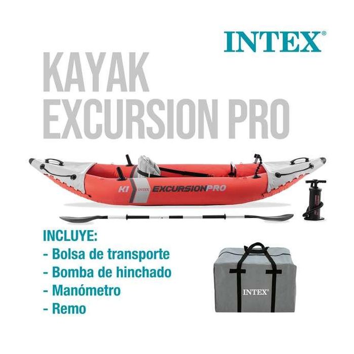 Kayak excursion pro 305x91x46 cm remo incluido aluminio masbomba 9 Kayak excursion pro 305x91x46 cm remo incluido aluminio masbomba 9