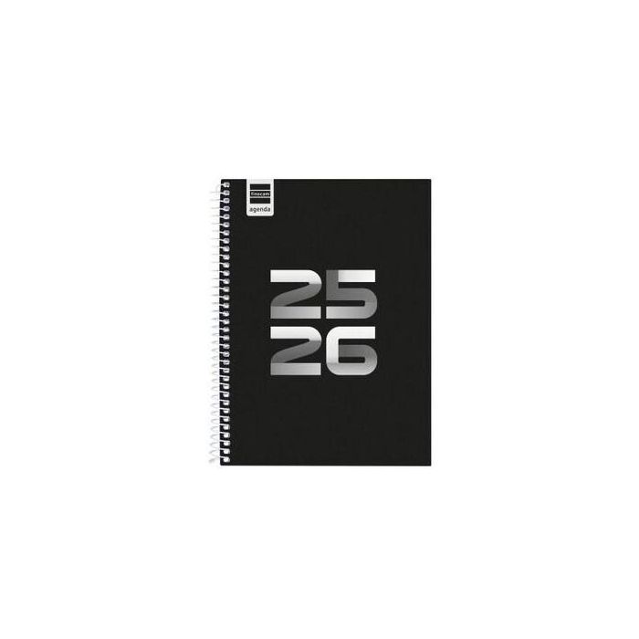 Agenda Escolar 2025-2026 Cool 4º 155X212 Semana Vista Horizontal Negro+ Finocam 645040326 Agenda Escolar 2025-2026 Cool 4º 155X212 Semana Vista Horizontal Negro+ Finocam 645040326