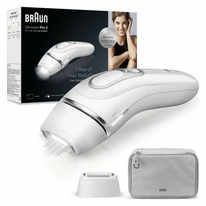 Braun PL3020 Depiladora de luz pulsada IPL 3 niveles de intensidad 300.000 destellos rostro y cuerpo 8