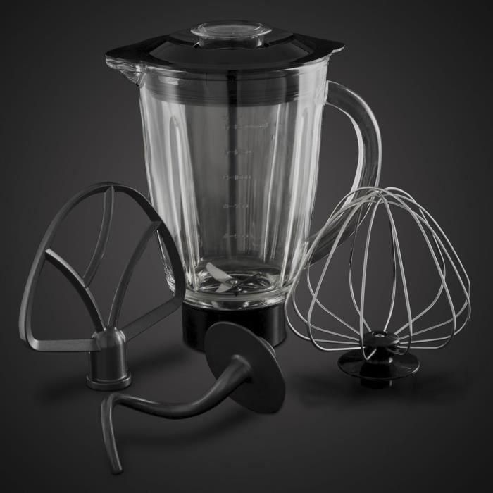 Procesador de alimentos - RUSSELL HOBBS - Desire 23480-56 - 1000 W - Bol de 5 L - 10 velocidades - Bol de batidora de 1,5 L 3 Procesador de alimentos - RUSSELL HOBBS - Desire 23480-56 - 1000 W - Bol de 5 L - 10 velocidades - Bol de batidora de 1,5 L 3