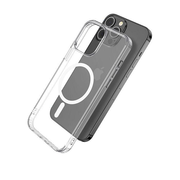 eSTUFF Funda Híbrida Magnética BERLÍN para iPhone 14 Pro - Transparente 2