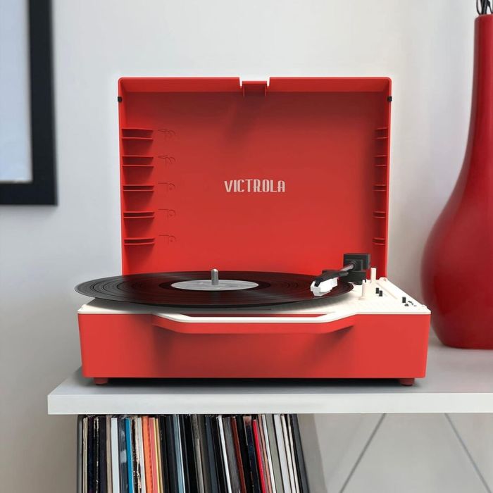 Victrola Tocadiscos maleta Re-Spin Rojo 1 Victrola Tocadiscos maleta Re-Spin Rojo 1