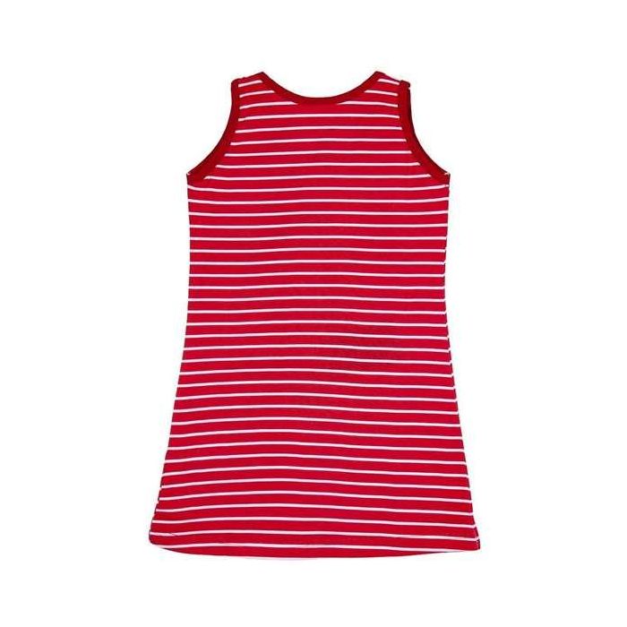 Cerdá Vestido de Punto Single Jersey Minnie Rojo para Niña, Talla 4 Años 2