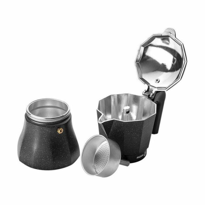 Cafetera Italiana Fagor TIRAMISU 12 Negro Aluminio 12 Tazas 23
