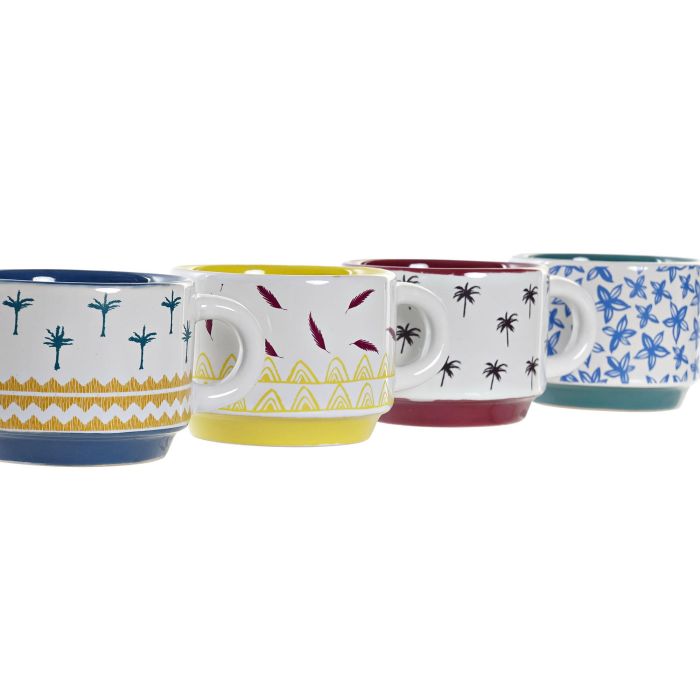 DKD Home Decor Mug Gres Colonial África 150 ml Colores Surtidos Apto Microondas Lavavajillas 5x10x7.5 cm Pack 12 Unidades 1 DKD Home Decor Mug Gres Colonial África 150 ml Colores Surtidos Apto Microondas Lavavajillas 5x10x7.5 cm Pack 12 Unidades 1