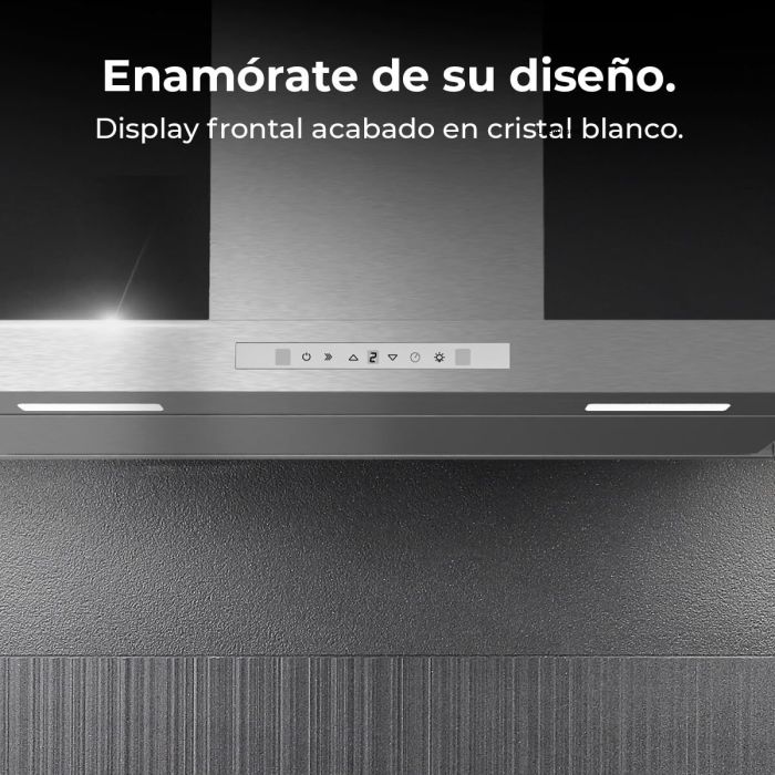 Cecotec Campana Convencional Bolero Flux TT 908000 Slim 90 cm Blanco A++ 3 velocidades 14 Cecotec Campana Convencional Bolero Flux TT 908000 Slim 90 cm Blanco A++ 3 velocidades 14