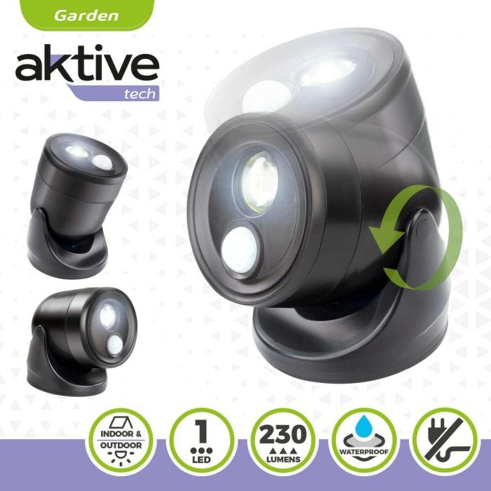 Luz solar Aktive Plástico 10,5 x 12,5 x 13,5 cm (12 Unidades) 3 Luz solar Aktive Plástico 10,5 x 12,5 x 13,5 cm (12 Unidades) 3