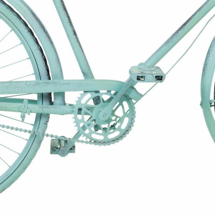 Recibidor Alexandra House Living Bike Turquesa Madera Hierro 50 x 94 x 198 cm 3