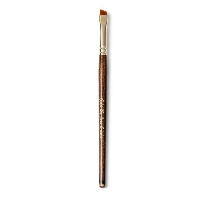 Gold By Jose Ojeda Pincel Biselado para Delineado de Ojos y Cejas, Brocha Maquillaje Profesional, Pelo Sintético Color Chocolate, 1 Unidad Gold By Jose Ojeda Pincel Biselado para Delineado de Ojos y Cejas, Brocha Maquillaje Profesional, Pelo Sintético Color Chocolate, 1 Unidad