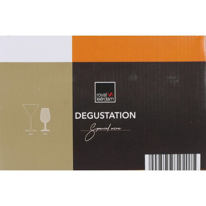 Royal Leerdam - Set de 6 Copas Catavinos "Degustation", 22 cl, Cristal para Vino