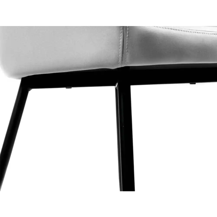 Q-connect Silla Confidente Siemione Base Metálica Color Gris Claro Altura Máx 820 mm Profundidad 580 mm Anchura 570 mm Tapizado en Tela 7