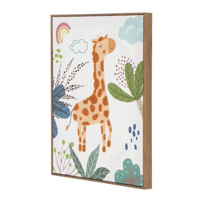 DKD Home Decor Cuadro Animal Selva Lienzo Poliester PS Verde Blanco Naranja 3 x 50 x 40 cm (3 Unidades) 2 DKD Home Decor Cuadro Animal Selva Lienzo Poliester PS Verde Blanco Naranja 3 x 50 x 40 cm (3 Unidades) 2