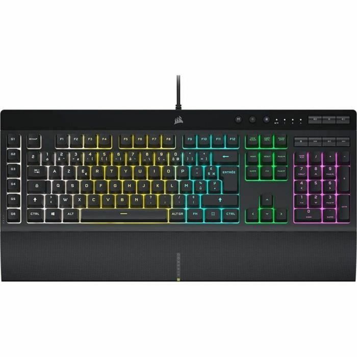 Teclado para juegos CORSAIR K55 RGB PRO, 5Z RGB, domo de goma (CH-9226765-FR)