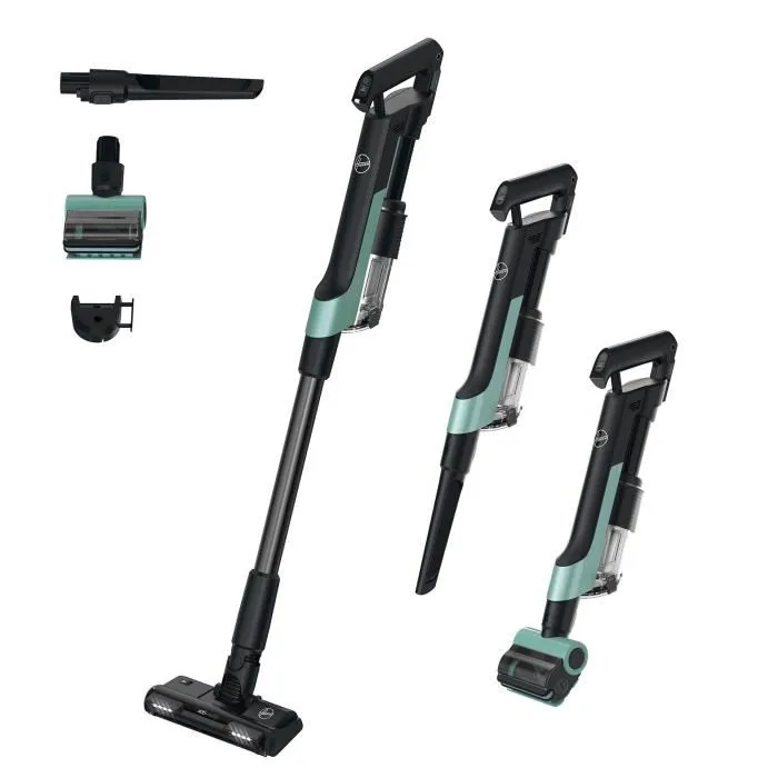 Hoover Aspirador Escoba Inalámbrico HF201P, Ultraligero, Potente 50AW, Turbocepillo Mascotas, Tecnología Compacta x3 0 Hoover Aspirador Escoba Inalámbrico HF201P, Ultraligero, Potente 50AW, Turbocepillo Mascotas, Tecnología Compacta x3 0