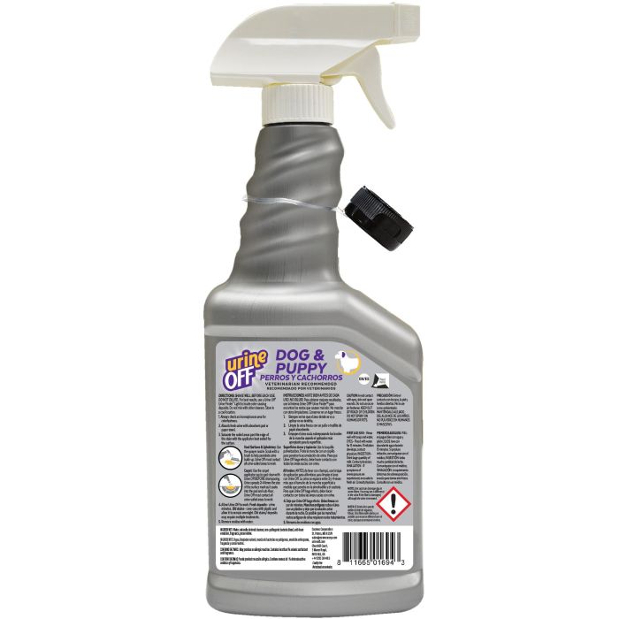 Urine Off Eliminador Manchas y Olores de Orina para Perros y Cachorros Biotecnológico 500 ml. Ecológico, Recomendado Veterinarios 2 Urine Off Eliminador Manchas y Olores de Orina para Perros y Cachorros Biotecnológico 500 ml. Ecológico, Recomendado Veterinarios 2
