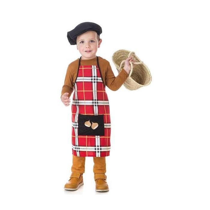 Creaciones Llopis Castañero Cuadros Rojos Talla 1-2 Años Multicolor