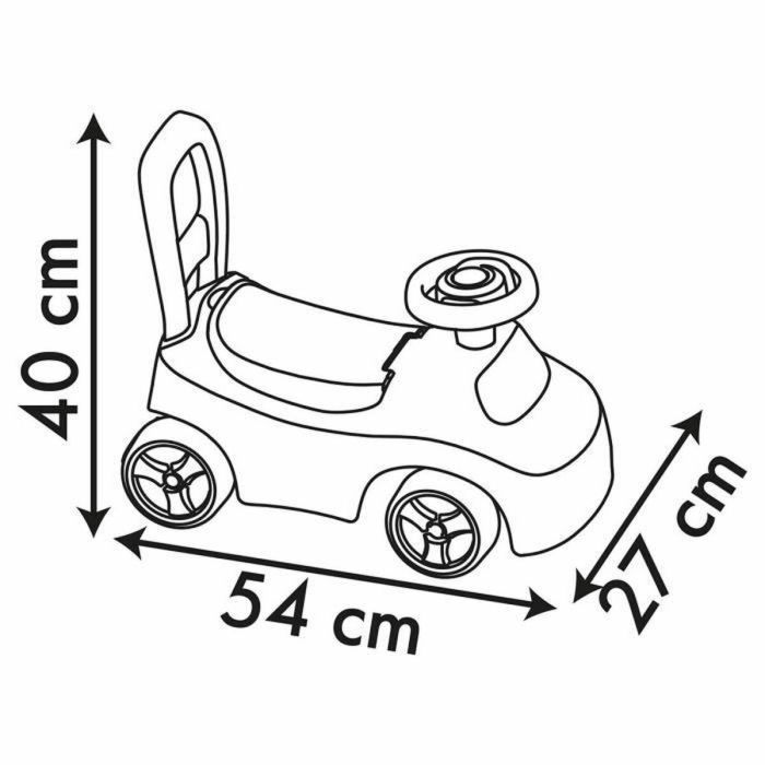 Smoby - Portabebés 2 en 1 - Princesas Disney - Caja bajo el sillín + bocina - A partir de 10 meses - Fabricado en Francia 2