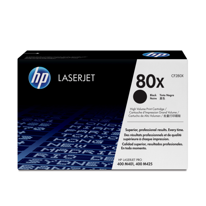 HP Toner Negro Laserjet PRO M 401/425DN CF280X 6.900 Pag.