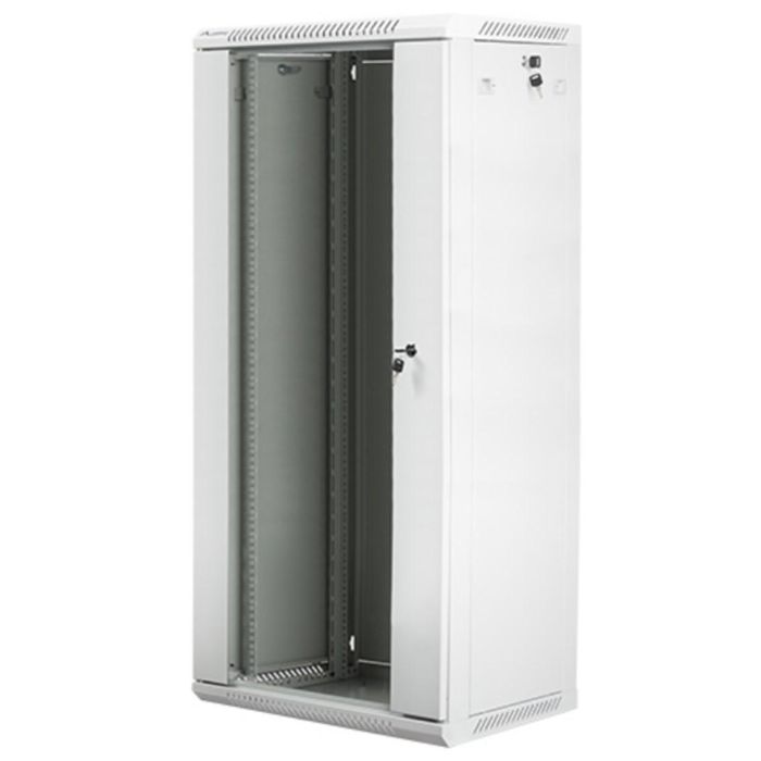 Lanberg WF01-6427-10S armario rack 27U Bastidor de pared Blanco 1 Lanberg WF01-6427-10S armario rack 27U Bastidor de pared Blanco 1