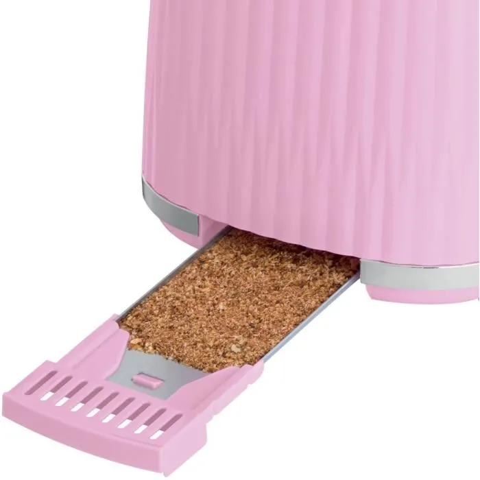 Russell Hobbs 5038061165425 Tostadora Eden 800 W 2 ranuras Frambuesa 5