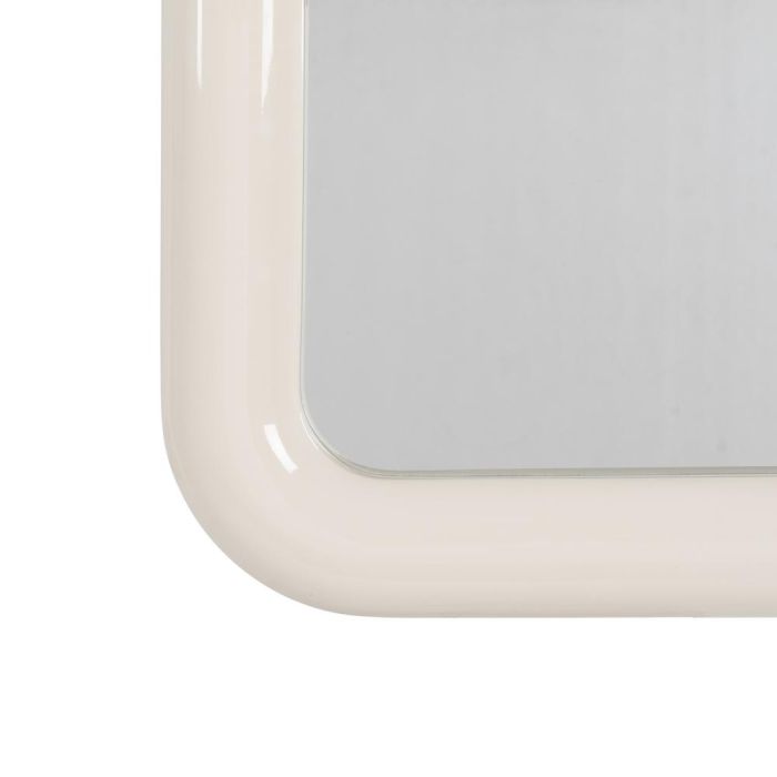 Espejo Lacado Crema Dm Decoración 90 X 4,80 X 90 cm