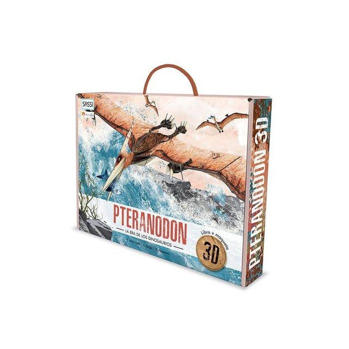 Puzle 3D Y Libro Sassi Manolito Books Pteranodon 3D 60 Piezas (+6 Años)
