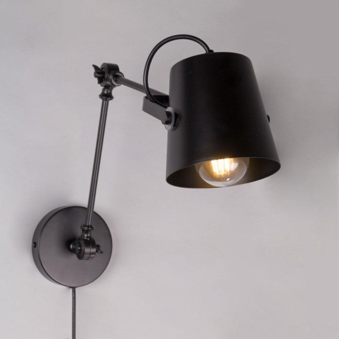SKD-W1014 Aplique de Pared Le Havre Orientable y Ajustable E14 para Iluminación Interior Salón Dormitorio o Rincón de Lectura 0 SKD-W1014 Aplique de Pared Le Havre Orientable y Ajustable E14 para Iluminación Interior Salón Dormitorio o Rincón de Lectura 0