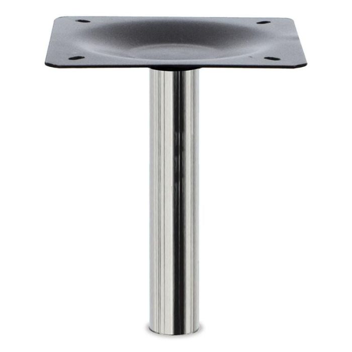 Q&Q Columna Giratoria Ø50 con Placa, Altura 325 mm, Compatible con Bases Begga e Iza