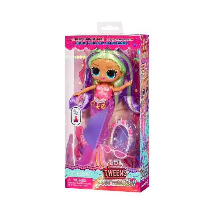 Muñeca l.o.l. surprise tween sirena - cleo cove. su cola cambia de color 25,4x12,7x6,35 cm 2 Muñeca l.o.l. surprise tween sirena - cleo cove. su cola cambia de color 25,4x12,7x6,35 cm 2
