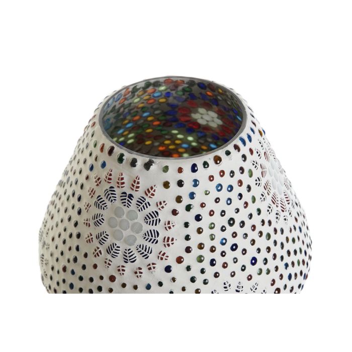 Lampara Sobremesa Shabby DKD Home Decor Multicolor Blanco 18 x 23 x 18 cm 1 Lampara Sobremesa Shabby DKD Home Decor Multicolor Blanco 18 x 23 x 18 cm 1