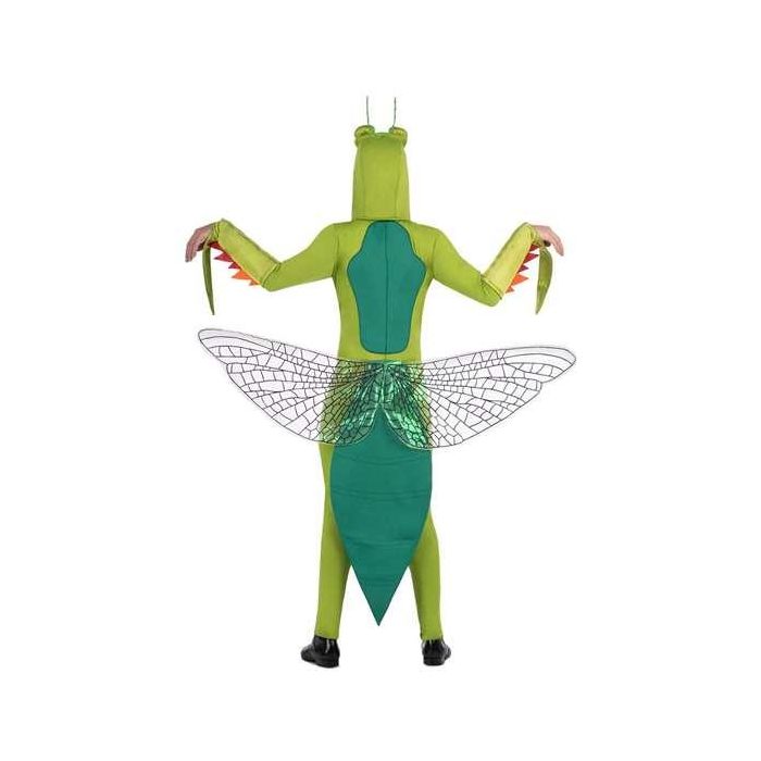 Disfraz mantis capucha, mono y brazaletes talla one size 1 Disfraz mantis capucha, mono y brazaletes talla one size 1