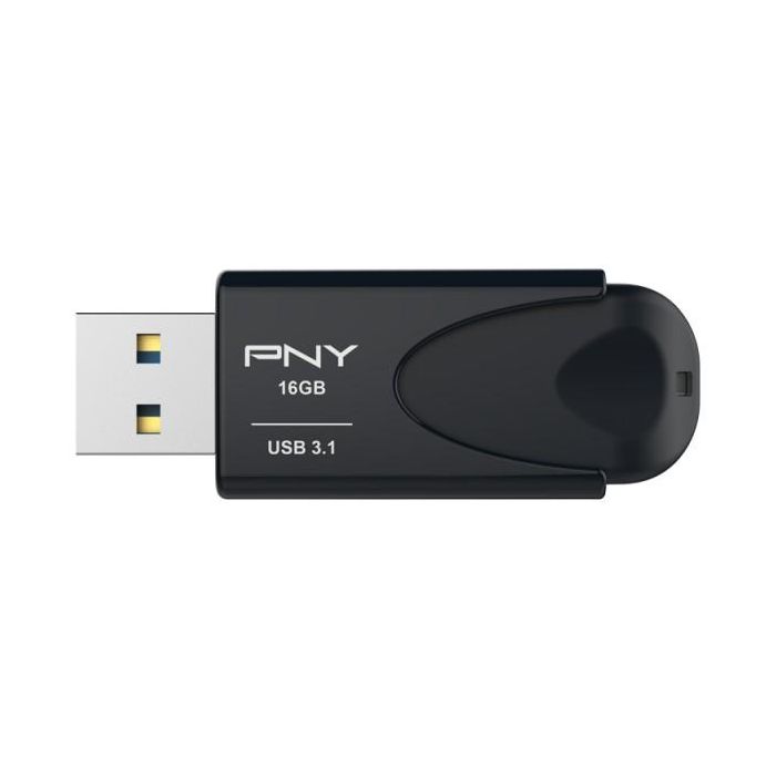 PNY Attache 4 USB 3.2 Gen 1 de 16 GB - Lector 80 MB/s, Negro 3 PNY Attache 4 USB 3.2 Gen 1 de 16 GB - Lector 80 MB/s, Negro 3