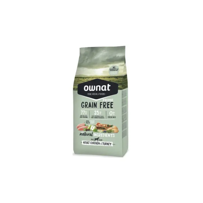 Ownat Grain Free Canine Prime Adult Pollo Pavo 3 kg