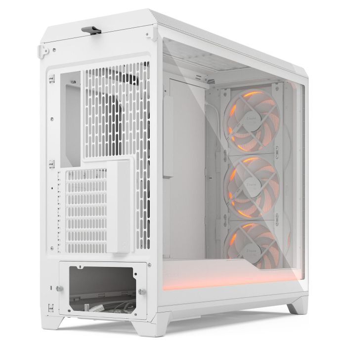 Fractal Design Meshify 3 XL Ambience Pro RGB White TG Light Tint - Caja de PC Blanca con Panel de Vidrio Templado e Iluminación 2