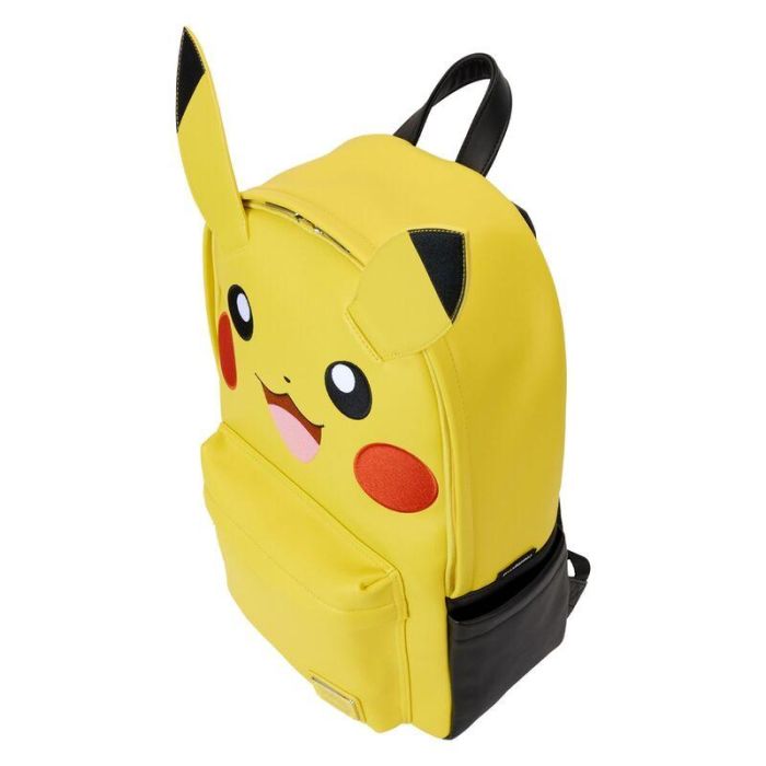 Loungefly Mochila Pikachu Pokemon 44cm Nylon con Correas Ajustables y Bolsillo Frontal 2 Loungefly Mochila Pikachu Pokemon 44cm Nylon con Correas Ajustables y Bolsillo Frontal 2