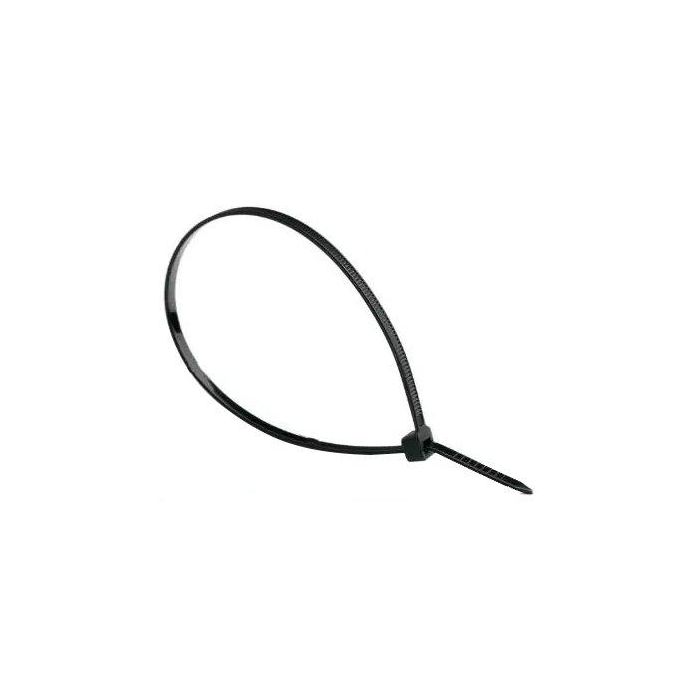 INDEX Brida de Nylon Negra 4.8-200Mm para cables, tubos y elementos. Bolsa de 100 unidades de alta calidad.