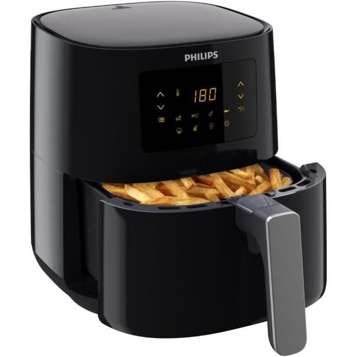 Freidora sin aceite - PHILIPS - Airfryer L HD9252/70 Serie 3000 - 4,1 L - 4 personas - 7 presintonías - Negra Freidora sin aceite - PHILIPS - Airfryer L HD9252/70 Serie 3000 - 4,1 L - 4 personas - 7 presintonías - Negra