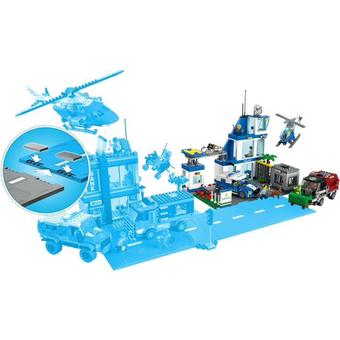 LEGO City 60316 Comisaría de Policía - Juego de Construcción 668 Piezas para Niños y Niñas a Partir de 6 Años, Multicolor