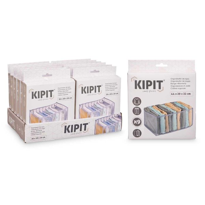 Organizador 9 Compartimentos Camisas Kipit 36X20CM (24 Unidades) 2 Organizador 9 Compartimentos Camisas Kipit 36X20CM (24 Unidades) 2