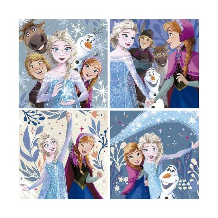 Puzzles progresivos 12-16-20-25 piezas frozen 1 Puzzles progresivos 12-16-20-25 piezas frozen 1