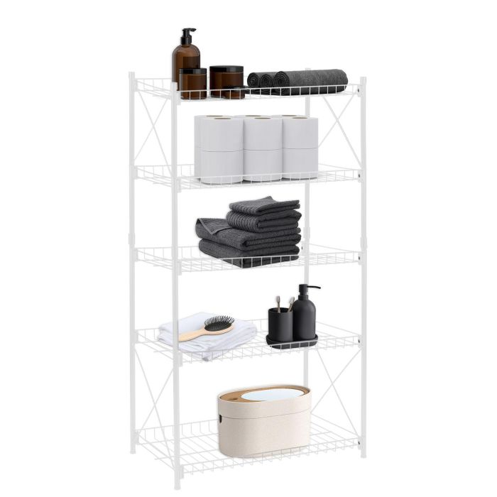 Confortime Estantería de Metal 5 Niveles 52 x 34 x 110 cm (2 Unidades) 3