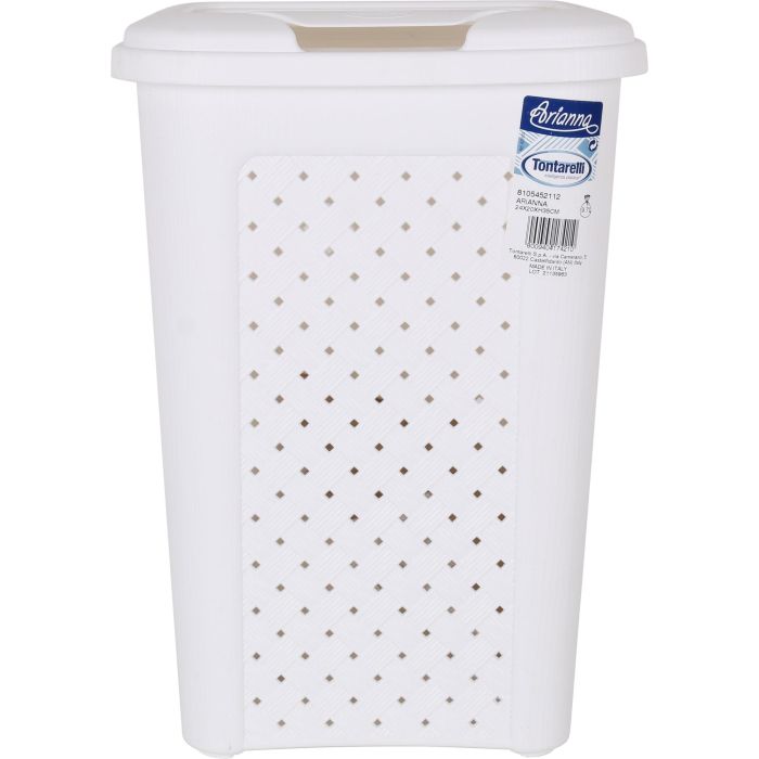 Tontarelli Papelera de Baño Arianna 10 Litros Blanco (8 Unidades) 1