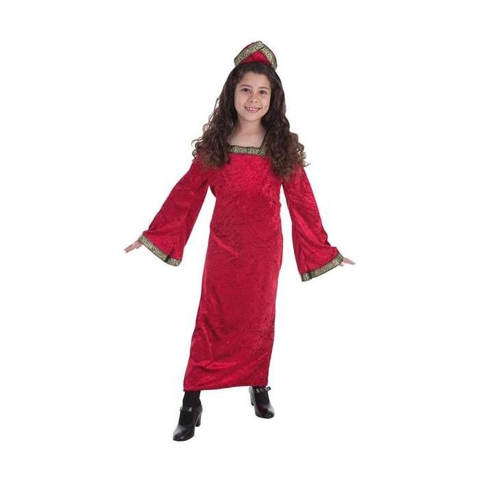 Disfraz infantil princesa medieval t-m 7-9 años Disfraz infantil princesa medieval t-m 7-9 años