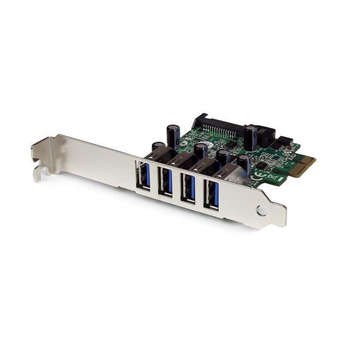 Startechcom Tarjeta Puertos Pci Express Pexusb3s4v 4x USB 3.0 SuperSpeed con UASP 1