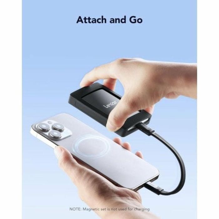 Disco Duro Externo Lexar LSL500M001T-RNBNG Negro 1 TB 7