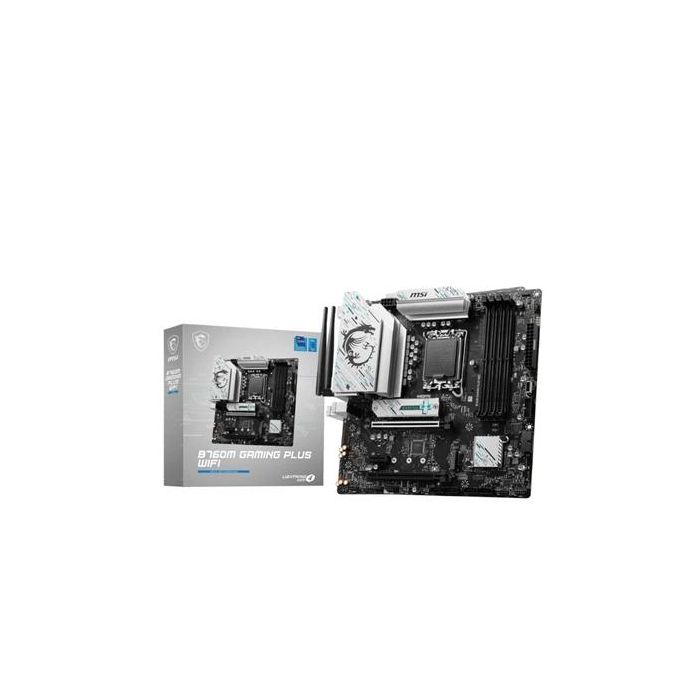 MSI B760M GAMING PLUS WiFi Placa Base Intel B760 LGA 1700 Micro ATX DDR5 Wi-Fi 6E 0 MSI B760M GAMING PLUS WiFi Placa Base Intel B760 LGA 1700 Micro ATX DDR5 Wi-Fi 6E 0