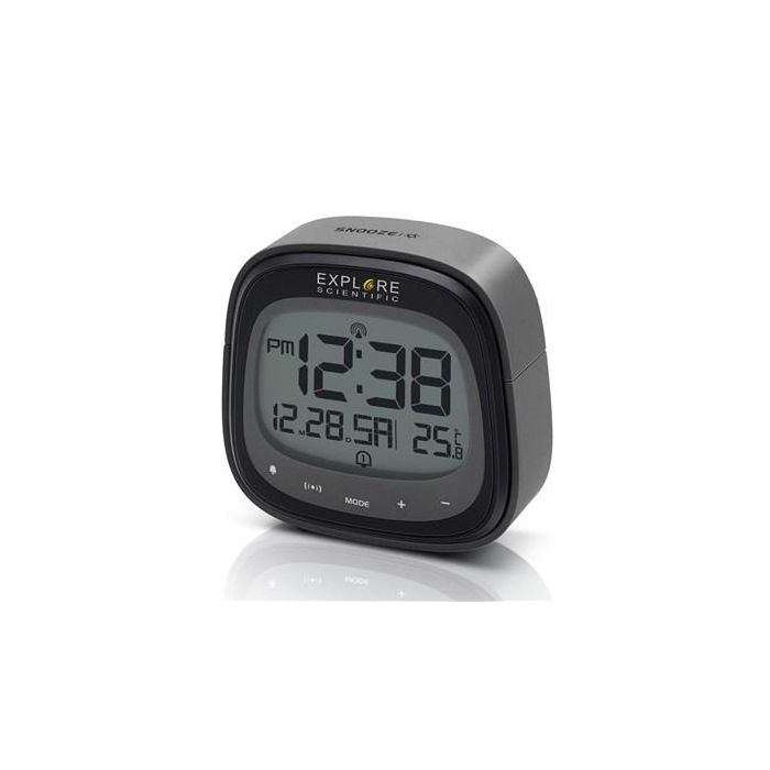 Explore Scientific RDC-3006 Reloj Despertador Negro con Función Táctil y Temperatura Interior 2 Explore Scientific RDC-3006 Reloj Despertador Negro con Función Táctil y Temperatura Interior 2