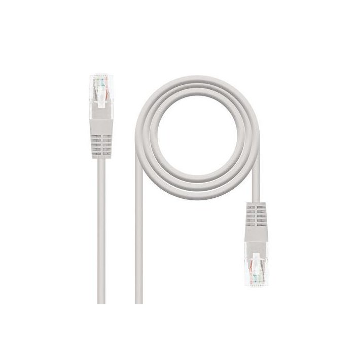 NANO CABLE 10.20.0105 Cable de Red Cat.5e UTP AWG24 Latiguillo RJ45 5.0m Gris